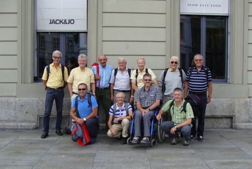 Die Teilnehmer der Seniorenriegenreise 2016