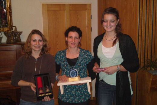 Die Gewinnerinnen der Jahresmeisterschaft 2011
