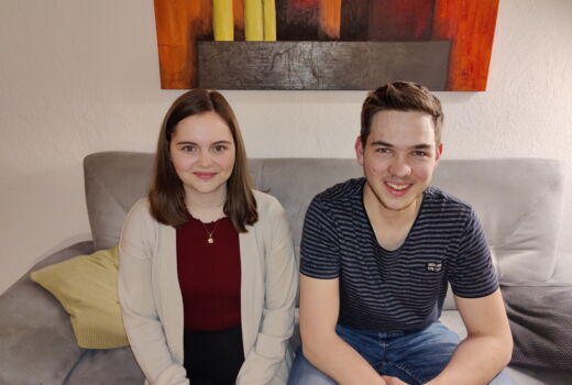 Die neue Co-Hauptleitung Jugend, Angela Knecht und Micha Tschanz